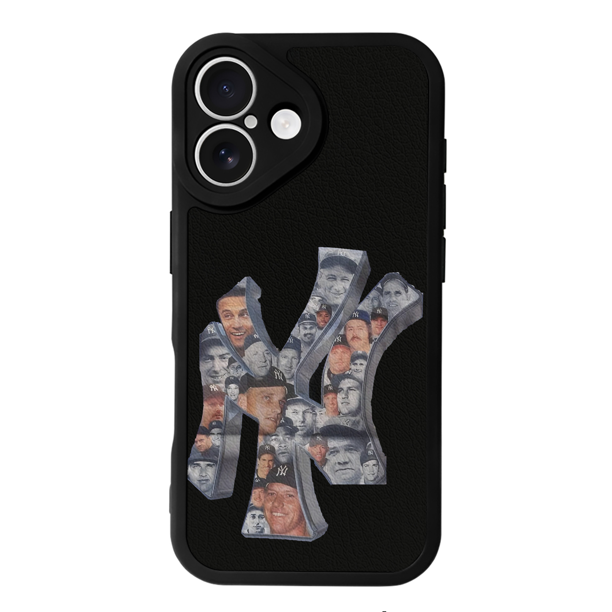 New York Yankees 279 IPhone 16 Silicone Leather Case – UV Print, Lambskin Texture – Perfect Fit, Wireless Charging Compatible, Scratch Resistant, Precise Cutouts – Stylish Protection For IPhone 16